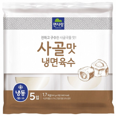 면사랑 사골맛 냉면육수(340g X 5개)(냉동) 1700g, 340g, 5개