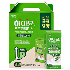 하이뮨 프로틴 밸런스 음료 식물성 고단백, 16개, 190ml