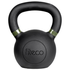 FITECO 프리미엄 케틀벨 크로스핏 전신운동, 1개, 16kg, 블랙
