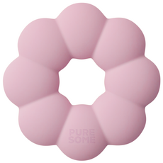 퓨어썸 도넛 비누 받침대, 1개, 쿨핑크