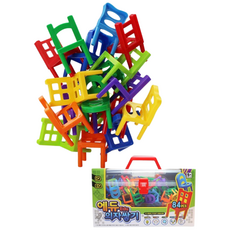 YIPINU 복불복 의자쌓기 보드게임 84P, 1박스