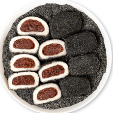 명가삼대떡집 흑임자가루가 듬뿍 들어간 흑임자 콩달떡 식사대용 간식 고급 박스포장, 1개, 1.8kg