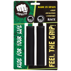 라이드필 레이스 그립 MTB 산악 자전거 핸들 자외선 차단 보호 고강도 퍼포먼스 미끄럼 방지 손잡이, 블랙
