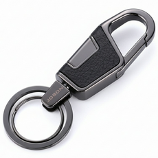 다은랜드 고급 합금 자동차 키홀더 키링 특별선물 포장, 블랙, 1개