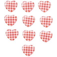 에버피크 냉장고 인테리어 자석 마그네틱, 레드체크하트10p