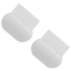 IANSOSO 변기 손잡이 위생 클립 커버 부착식 2p, 화이트