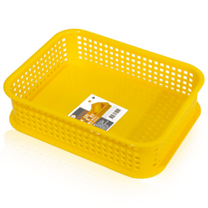 레드루프 다용도 바스켓 노랑 바구니 2호(280*210*70mm), 1개