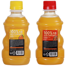 제주 삼다향 착즙 감귤주스320ml 20개(한라봉10개+천혜향10개), 20개, 320ml