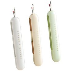 프라홈 3IN1 멀티 바늘꿰기 실밥커팅 리퍼 실뜨개, 1개, 화이트