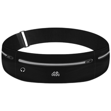 마이러닝 밀착 슬림 벨크로형 러닝벨트, 블랙, 1개, 1개