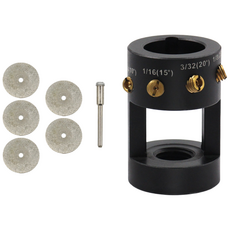 [LxU] 알곤 용접 텅스텐 연마기 그라인더 샤프너 연마기날 텅스텐가공해드, 1세트