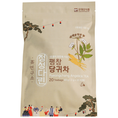 정성다린 평창 당귀차, 40g, 1개
