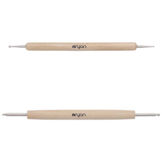 무인쇄 우드 도트봉(마블러), 소, 1개