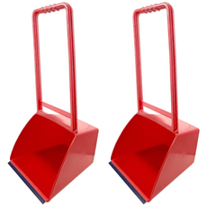 외곽쓰레받기(고무날) 1+1=1세트 삼태기 대형쓰레받이, 1세트, 2개