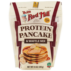 밥스레드밀 프로틴 팬케이크 & 와플 믹스 홀 그레인, 397g, 1개