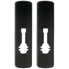 현대에이치티 보강판 푸시풀 도어락 고급형 블랙 1세트, 1개, 현대HT 보강판