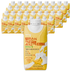 케어웰 밸런스N 고단백 바나나맛 로우슈거, 200ml, 36개