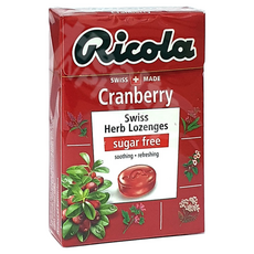리콜라 무설탕 캔디 크랜베리, 40g, 1개