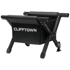 클리프타운 접이식 아이스박스 쿨러스탠드 받침대 플러스 + 바스켓 + 보관파우치 세트, 블랙