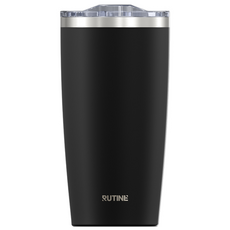 스텐 304 600ml 데일리 데스크 텀블러 보온 보냉 물병, 1개, 아이언텀블러 블랙