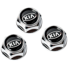 MOBIS 현대모비스 번호판볼트(순정용품)-크롬타입, 기아로고, 1개