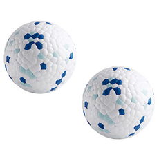 DING DONG PET 犬用水磨石造型玩具球 S號, 藍色, 2個