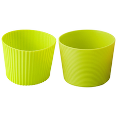 파스텔 친환경 실리콘 컵슬리브, 2개, 민트