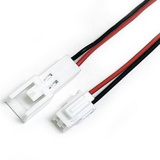 소형 하네스 2P 신형 커넥터 암수세트 각각 18cm 자동차 전선연결잭, 1개