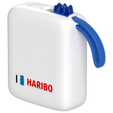 하리보 초소형 10000mAh PD 22.5W 빌트인 케이블 고속충전 보조배터리, 블루, PBP-001