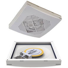 [당일방송] 화장실 담배냄새 차단 환풍기 역류 방지 댐퍼 아파트 오피스텔 욕실환풍기 전동댐퍼 층간흡연 역류 마가요, 1세트, 1개, 흰색