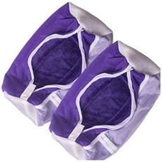 MANSHU 업그레이드된 다목적 운동화 세탁망, 2개, 자주색