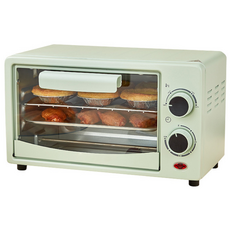 미니 오븐 상하독립열선 전기오븐 9L, 녹색