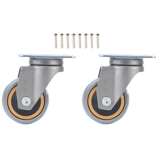 철물파크 도무스 고급 베어링 무소음 우레탄 고중량 바퀴 회전 브레이크, 회전형