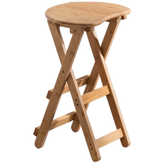 (국내배송) 친절한마이쮸 원목 접이식 홈바의자 아일랜드식탁의자 바스툴 바체어 높은의자, 라이트우드-일반형