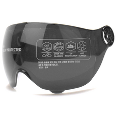 뉴 스컬 전동킥보드헬멧 바이저 고글헬멧 자전거헬멧, 전용 고글-그레이