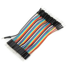 JK 브레드보드 점퍼선 점퍼 케이블 M/M 40P 수컷 아두이노 40가닥 DIY 와이어, 10cm, 10개