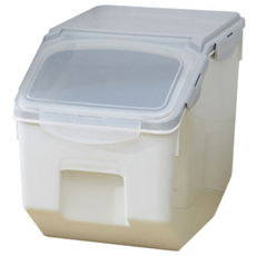 반려동물 사료통 S 4~6kg, 그레이, 1개