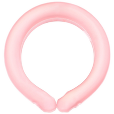 온도씨 급속 냉각 얼음 목걸이 아이스 쿨러 스카프 넥밴드, 핑크, 1개