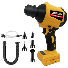 주피터 20V 에어더스트건 휴대용 디월트 배터리 호환 먼지 컴퓨터 청소 브로워 송풍기 공기주입 에어건 충전식 더스트건 베어툴