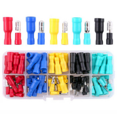 총알단자 50 총알단자 블렛 터미널 압착 배선작업 소켓 접속단자50, 1개