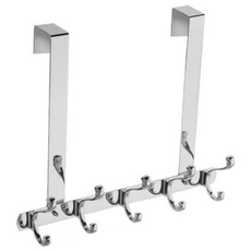 不鏽鋼門後掛鉤 44 x 31.5 x 7.5 cm, 銀色, 1個