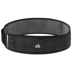 모노치 포러너 플립벨트 벨크로 러닝벨트, 1개, 다크그레이