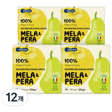 BEBECOOK 水果泥, 蘋果+梨混合口味, 200g, 12個