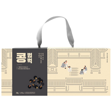 강봉석 명인조청 콩범벅 10gx24개입 선물용/국내산 콩강정 땅콩강정/전통과자 한과 명절선물세트/서리태 병아리콩, 240g, 1개