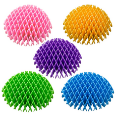 이지유 벌집 피젯 토이 어린이 손장난감 레인보우 스트레스해소 스페이스웜 키덜트, 5종, 연핑크+옐로우+퍼플+그린+블루