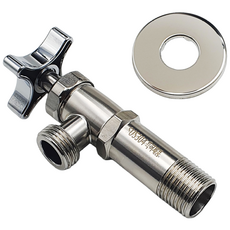 채움 스텐 관붙이 앵글밸브 SUS, 1개