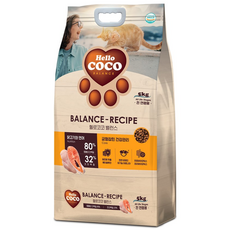 헬로코코 밸런스 5kg/고양이사료/전연령사료/헬로코코리뉴얼, 5kg, 1개, 닭