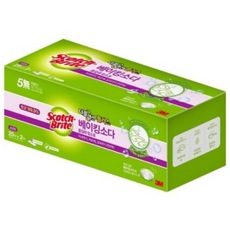 3M 스카치브라이트 베이킹소다 물걸레 청소포 50매, 1개