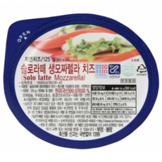 임실치즈농협 생모짜렐라치즈 솔로라떼 125g, 1개