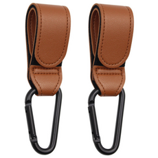 데일블룸 유모차걸이 가방걸이 고리 후크, 2개, 딥브라운